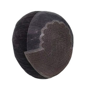 Perruque en cheveux humains Q6 Yaki, toupet pour homme, cheveux vierges Remy, trame unique, Bangladash Naturalizer Curl Bonnet, extension de cheveux Remi - Product Image 4