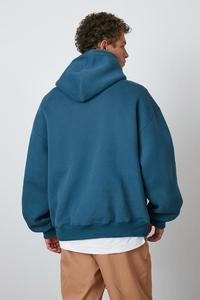 Custom Logo Wholesale <b>Men's</b> Clothing <b>Blue</b> <b>Hoodie</b> 100% Cotton Oversized Custom GSM Customized Premium Sewing and Quality - Product Image 5