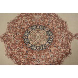 Vintage Turkish <b>Rug</b> Classic Beige Red 6.7 X 10.5ft Large Area Patchwork Pattern Wool Material 10mm Latex for Bedside <b>Hallway</b> <b>Rug</b> - Product Image 4