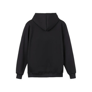 เสื้อฮู้ดผู้ชายสีดำ ผ้าฝ้ายฟลีซ 100% ทรงปกติ สวมใส่สบาย มีกระเป๋า เหมาะสำหรับใส่ในฤดูใบไม้ร่วง - Product Image 2