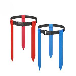 อุปกรณ์ฝึกซ้อมกีฬาคุณภาพสูงขายส่ง เข็มขัดฟุตบอลธงแบบปลดเร็ว ชุดฟุตบอลธงสำหรับทีม - Product Image 1