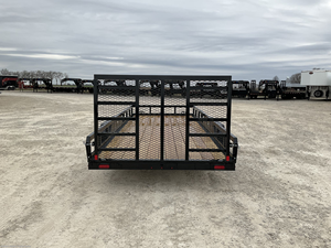 14FT 16FT 20FT 24FT 82x18 Heavy Duty Utility <b>Trailer</b> Tandem Axle Landscape <b>Trailer</b> with Square Tube Side Rails for Sale - Product Image 3