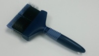 Brosse de toilettage pour chiens de grande taille, épilation flexible en plastique inoxydable TPR écologique