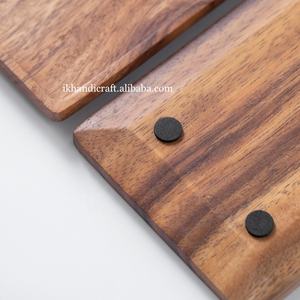 ถาดเสิร์ฟไม้อาเคเซียทำด้วยมือถาดสี่เหลี่ยมเคลือบอย่างยั่งยืนสำหรับตกแต่งอาหารในครัวบ้าน - Product Image 5