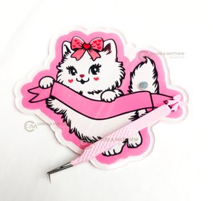 Paleta de Pestañas Acrílicas Personalizada con Diseño de Cereza, Soporte Magnético para Pinzas, Herramienta de Belleza Personalizada - Product Image 5