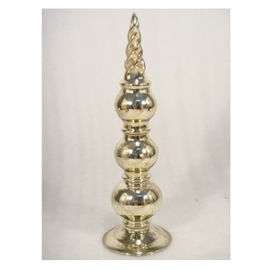 Mercury Glass <b>Christmas</b> <b>Tree</b> Ornaments <b>Table</b> Top Decorative For Home Party Decor - Product Image 2