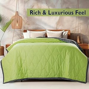 Couette en microfibre de qualité supérieure faite à la main Ultra-douce et légère Couleur unie Confort toutes saisons de qualité supérieure - Product Image 3