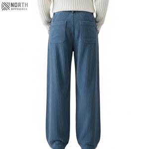 2025 Joggers de gran tamaño nuevos pantalones de pierna ancha de pana de cintura alta para mujer, Joggers para hombre, pantalones para correr para hombre - Product Image 2