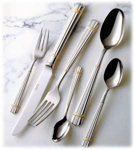 Venta caliente clásica para platos de hotel familiar mango de cubiertos de seguridad con estante de hierro juegos de cubiertos de acero inoxidable - Product Image 5