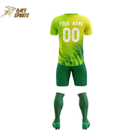 Ensemble de maillots de football personnalisés sublimés pour hommes, col en V, polyester, adulte, toutes saisons, maillot de football 100% polyester, respirant, léger