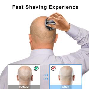 Cabezales de Repuesto para Afeitadora Eléctrica Impermeable IPX7, Afeitadora Rotatoria de Triple Cuchilla para Uso en Seco y Húmedo, Lavable para Cara y Cuerpo - Product Image 3