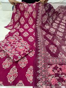 ชุดสูทปักลายดอกไม้ผ้าอะนาร์คาลีสำหรับผู้หญิงชุดลูกไม้ยาวสำหรับใส่ไปงานปาร์ตี้แบบลำลองในโอกาสพิเศษ - Product Image 6