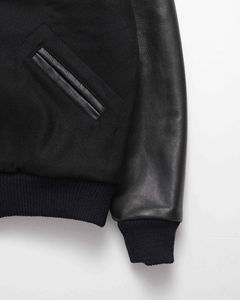 Chaqueta de Invierno Cortavientos con Cuello Alto para Hombre, Diseño Personalizado de Alta Calidad, Nueva, Estilo Universitario, Manga de Béisbol, Servicio OEM - Product Image 3