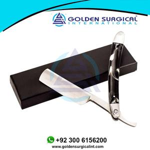 <b>Straight</b> <b>Edge</b> <b>Razor</b> Shave Ready, Carbon Steel, Natural Marble Handles, Professional Perfect Shave Wholesale - Product Image 2