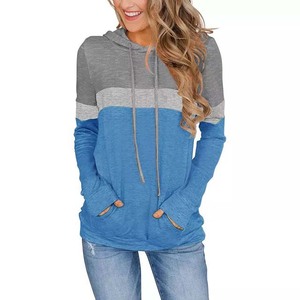 Sudaderas con capucha de alta calidad para mujer, sudadera informal de manga larga con bolsillos, jersey de canguro, sudaderas con capucha de algodón polar para mujer - Product Image 5