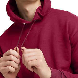 Nouveaux sweats à capuche vintage en molleton français lourd avec logo personnalisé tendance, sweats à capuche délavés à l'acide pour hommes - Product Image 3