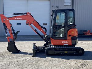 Mini-excavatrice sur pneus U35-4 à haute efficacité de travail avec engrenage à couple élevé et composants PLC, excellent état - Product Image 1