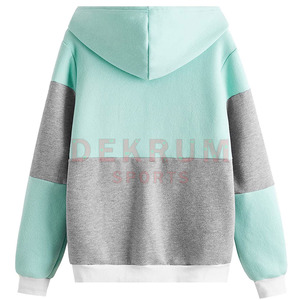 Sweat à capuche femme automne hiver avec manches longues personnalisées de bonne qualité et design à la mode Style décontracté avec logo avant - Product Image 2