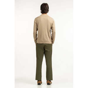 เสื้อสเวตเตอร์มีฮู้ดทรงปกติสำหรับผู้ชาย พร้อมซิปปิดตกแต่งด้วยกระดุม ลายพิมพ์ลายทาง เหมาะสำหรับฤดูใบไม้ผลิและฤดูใบไม้ร่วง - Product Image 5