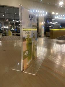 A4 Size Clear Acrylic Sign Stand Vertical <b>Display</b> Holder for Menus, Promotions & Information <b>Tabletop</b> Poster Frame for Retail - Product Image 6