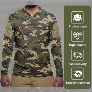 Maillot de pêche et de chasse personnalisé pour hommes, vêtements anti-UV, chemise de pêche, chasse, maillot de camouflage jungle - Product Image 2