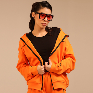 Vêtement de sport d'extérieur d'automne à séchage rapide, à blocs de couleur tendance, léger, respirant, ample, veste de course à pied, veste de fitness, vente en gros - Product Image 2