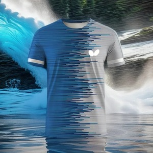 Camisetas de hombre, ropa de entrenamiento europea y de bádminton para deportes de verano, Camiseta cómoda para niños y adultos - Product Image 4