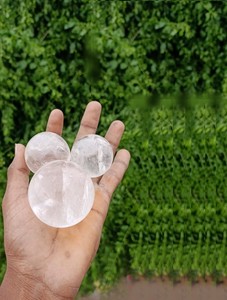 คริสตัลควอตซ์ใสธรรมชาติทรงกลมขัดเงาสำหรับการนั่งสมาธิแบบเรกิการรักษาความรักของตกแต่งบ้านลูกบอลอัญมณี - Product Image 4