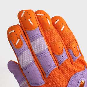 Guantes de Bateo de Béisbol Juveniles con Puño Largo, Guantes de Bateo de Cuero Duradero para Juegos Profesionales de Softbol, Proveedor de Guantes de Bateo - Product Image 2