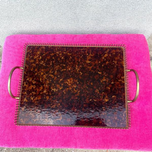 Modern <b>Long</b> Horn Tray For Stylish Table Arrangement Perfect For Luxury Dining Elegant Parties And Festive Showcases - Product Image 5