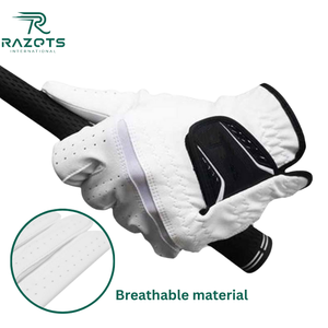 Guantes de Golf de Piel de Cabretta Personalizados de Alta Calidad para Mano Izquierda, con Gran Agarre, Transpirables, Protección UV, Impermeables, de Piel de Oveja, Deportivos, OEM - Product Image 6