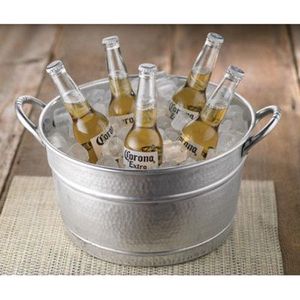 Accesorios de Bar Enfriador de vino de metal Enfriador de champán grande Cubo de hielo de cerveza y Tina de vino Bañera de bebida de alta calidad - Product Image 2