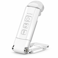 Lampe de lecture LED rechargeable par USB avec batterie 500 mAh, 3 modes d'éclairage, 5 niveaux de luminosité et fonction de mémoire de mode