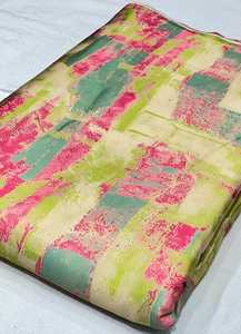 Light Blue Polyester Digital Print Fabric With African Scarf Women's Dancing Dress Wedding Curtain Cushion Stall Deals Wholesale - Product Image 5