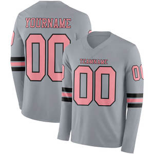 Maillot de football américain personnalisé au design attrayant, unisexe, antibactérien, à séchage rapide, vêtements d'entraînement, broderie - Product Image 4