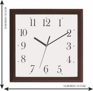 Horloge murale analogique de haute qualité, élégante, 6357, en plastique rouge, pour bureau, maison, hôtel, premium, multi-usages, en stock, prix compétitif, exportations - Product Image 5