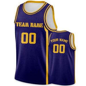 Maillot de basket-ball en maille bleue de style drapeau personnalisé de haute qualité, polyester respirant, séchage rapide, taille plus, unisexe, sport - Product Image 4