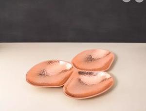 ถาดเสิร์ฟอาหารทำจากทองแดงทำจากโลหะทุบสำหรับบ้านและงานแต่งงาน - Product Image 5