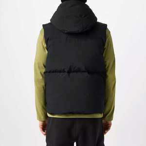 Chaleco Acolchado de Lona Resistente para Hombre, Antiarrugas, Ropa de Invierno, Personalización de Logotipo OEM, Producción al por Mayor - Product Image 4