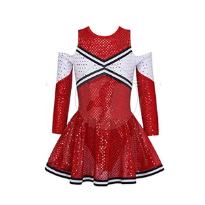 Uniformes de Porristas Estampados para Adultos al Por Mayor, 100% Poliéster Spandex, Uniformes de Porristas de la Mejor Calidad - Product Image 1