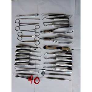 ชุดเครื่องมือผ่าตัดฟัน30ชิ้นชุดคีมถอนฟันสแตนเลสชุดลิฟต์เครื่องมือทันตกรรมที่ผ่านการรับรองจาก CE - Product Image 2