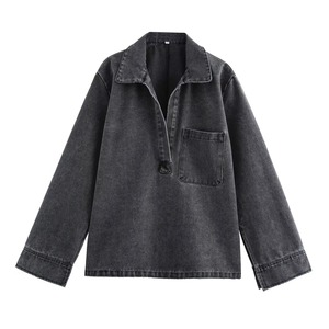 Nuevo y elegante conjunto de 2 piezas con cuello vuelto 100% algodón trajes de sudor de gran tamaño chándales de mujer transpirables informales personalizados - Product Image 4