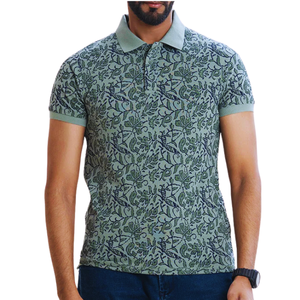 Camisas Casuales de Algodón Orgánico para Hombre, Elegantes, Cómodas, de Corte Ajustado, con Patrón Liso, Tejido de Punto, Manga Corta, Color Oliva - Product Image 4