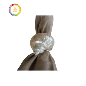 Durable Seashell Napkin Rings for Coastal Theme Parties <b>Weddings</b> and Events with Affordable Price Point - Product Image 6