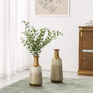 Jarrón de Flores de Aluminio Pulido de Lujo, Elegante Centro de Mesa para Comedor, Vestíbulo de Hotel y Decoración de Eventos - Product Image 3