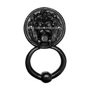 Heurtoir de porte en métal en laiton pur en forme de tête de cerf heurtoir de porte doré de haute qualité pour la maison hôtel villas en grossiste - Product Image 2