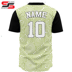 Vente en gros de maillots de baseball vierges avec broderie personnalisée - Product Image 4