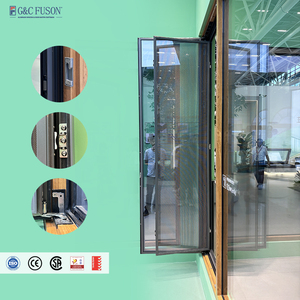 Para Fuson Customizável Design Moderno Duplo Vidros Janelas Casement PVC Moldura Plástica À Prova de Vento Upvc Hotéis Tela Janela Louver