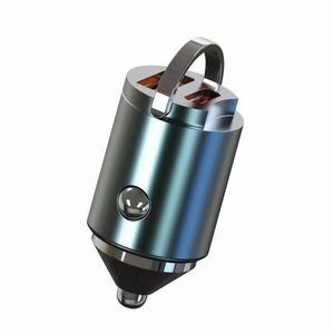 <span class=keywords><strong>Chargeur</strong></span> de voiture intelligent en alliage d'aluminium 30W Mini Type C Portable PD3.0 9V 12V Pd Qc 3.0 Usb pour téléphone <span class=keywords><strong>Iphone</strong></span> <span class=keywords><strong>14</strong></span> 15 Charge rapide - Product Image 3