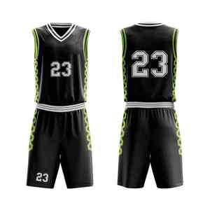2025 hecho a medida de alta calidad sublimación hombres deportes Kit personalizado baloncesto uniforme de talla grande transpirable conjuntos estilo - Product Image 2